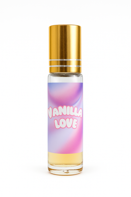 Musc Roll-On Vanille Love 10ml – Huile de Parfum Sans Alcool Chaude et Envoûtante